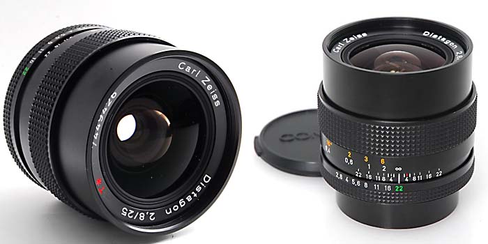 Contax Carl Zeiss distagon 25mm f2.8 MMJ - レンズ(単焦点)