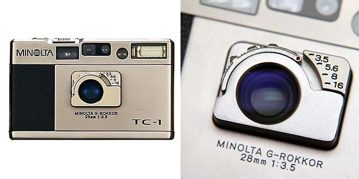MINOLTA TC-1 (G-ROKKOR 28mm F3.5) spec