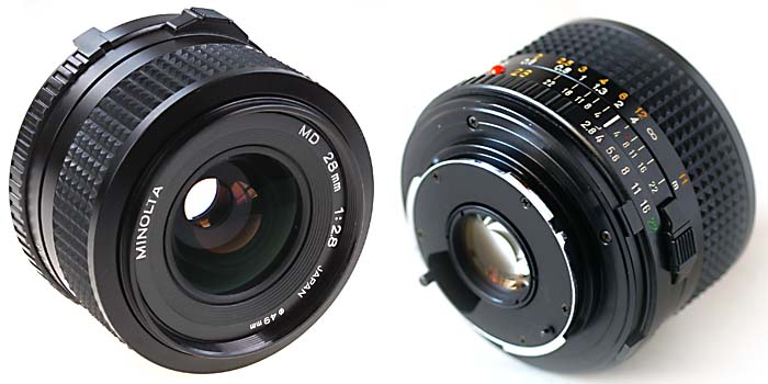 【美品】MINOLTA NEW MD 28mm f2.8