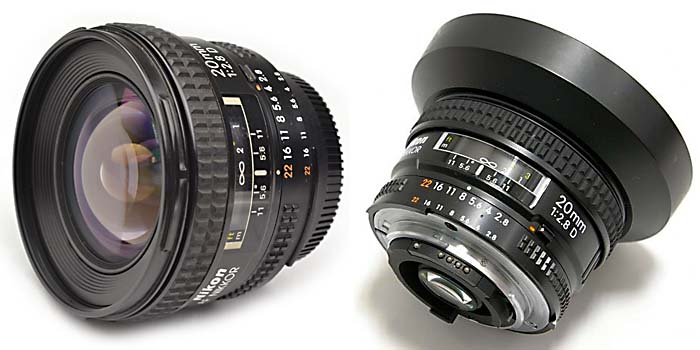 【美品】ニコンai nikkor 20mm f2.8