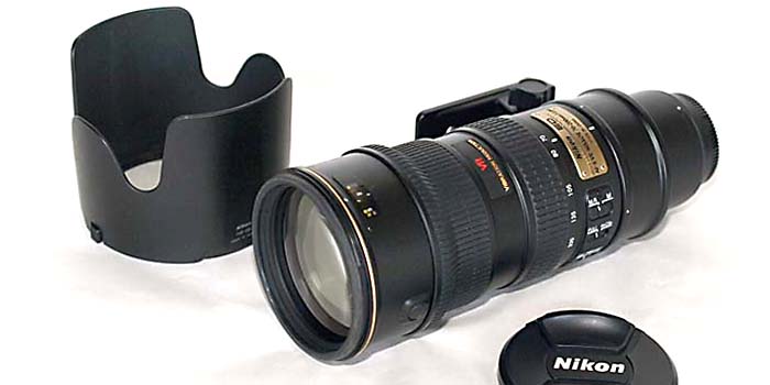 NIKON AF-S VR Zoom Nikkor ED 70-200mm F2.8G(IF) spec